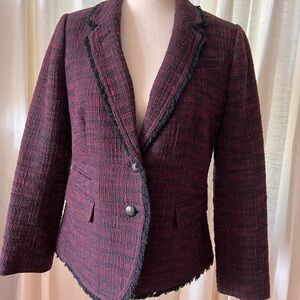Banana Republic Burgundy Blazer
